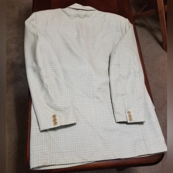 Enrico Coveri Italian Men's Classic Checkered Blazer - Picture 2 of 15